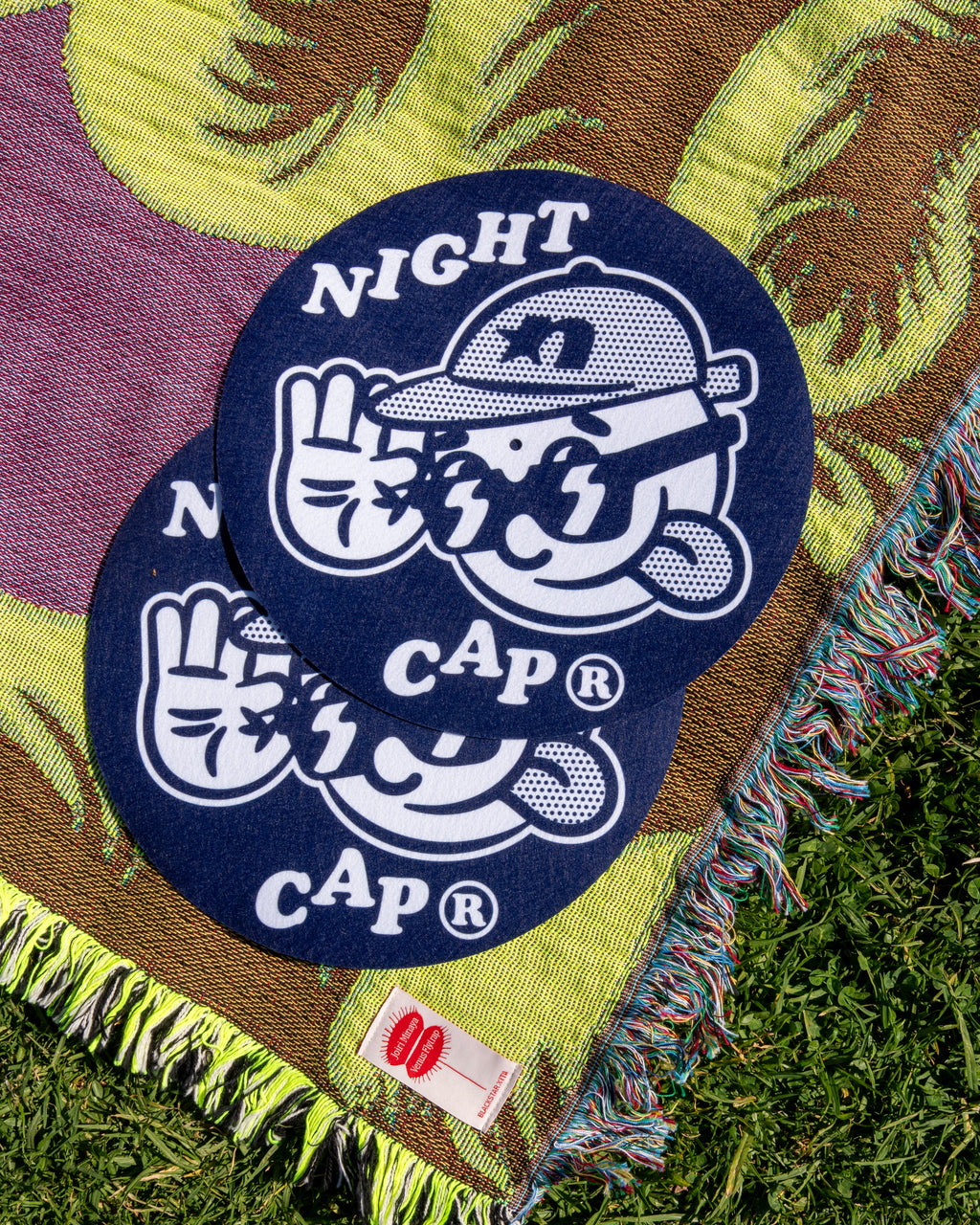 Night Cap Vinyl Slipmat (Blue)