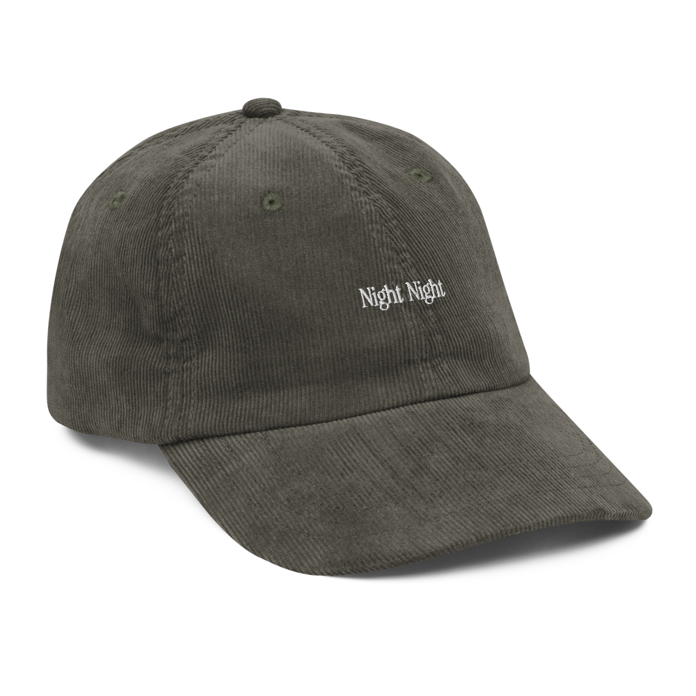 Night Night Corduroy Cap (Olive)